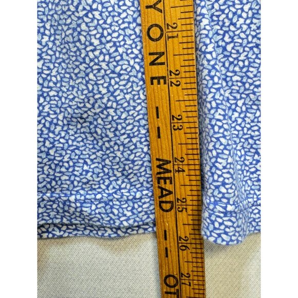 Croft & Barrow Women's Boat Neck T-Shirt Oeko-Tex Standard 100 Size 2X Geo Blue - Picture 9 of 12